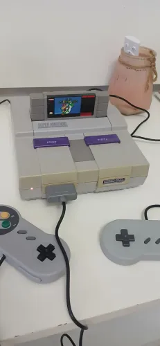 Super Nintendo. Com Sistema Recalbox com 30 emuladores e mais de 7.500 jogos