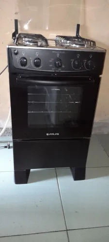 Fogão Atlas Mônaco Plus 4 Bocas Preto - Ótimo Estado