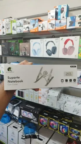 SUPORTE PARA NOTEBOOK COM COOLER