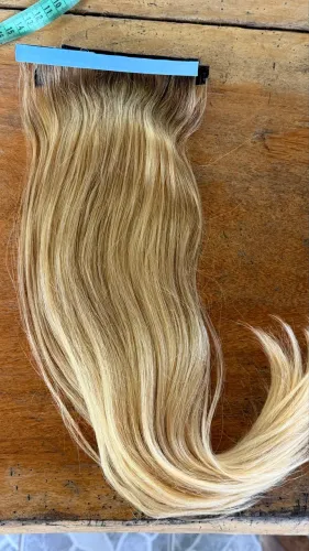 Mega hair loiro nanopele 