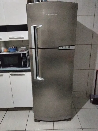 Geladeira Brastemp inox