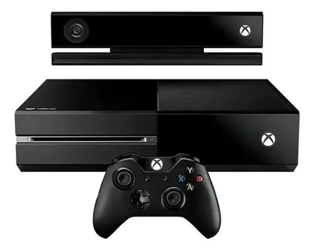 Microsoft Xbox One Kinect 500GB Standard preto 2 controle  +controle remoto +headfone chat