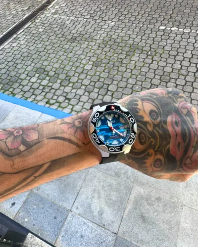 Relógio Modelo Orca Azul