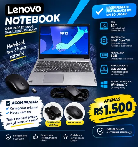 Notebook I5 + Mouse
