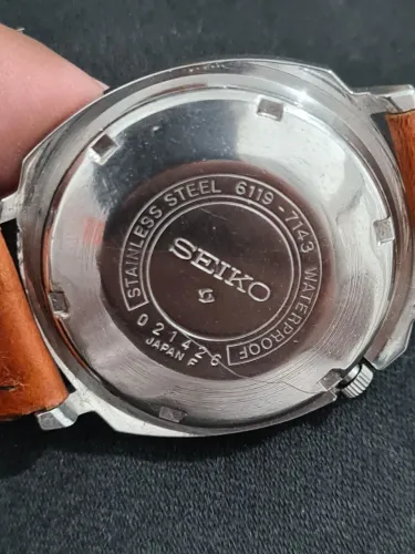 Seiko 6119 branco, perfeito estado!