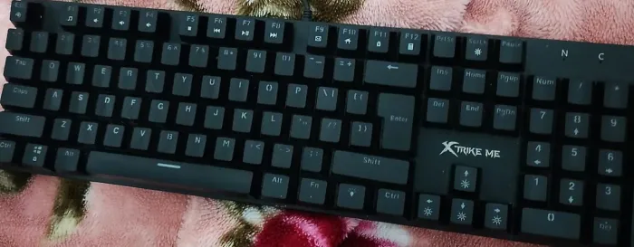 Teclado Backlit Mechanical com switch azul 