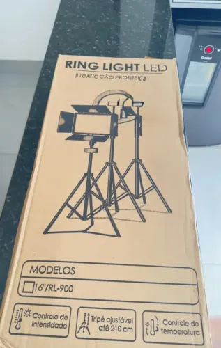 Iluminador LED Profissional com tripé
