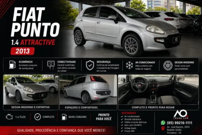 Fiat Punto Attractive 1.4 Fire Flex 8V 5P 2013