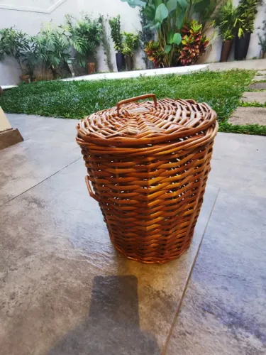 Lixeira de Vime 