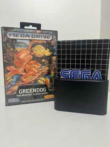 Greendog - Cartucho Mega Drive Original Tectoy com Caixa