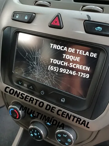 Conserto em Central Multimidia Original Chevrolet s10 Onix Prisma Cobalt