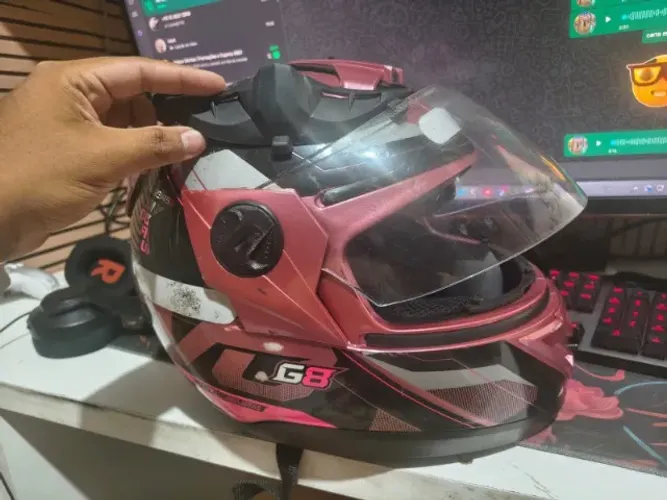 Capacete Evo G8 Novo com narigueira