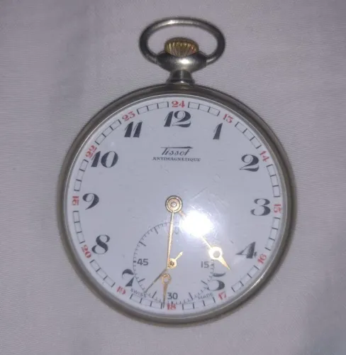 Relógio Bolso Tissot Suíço 501 F