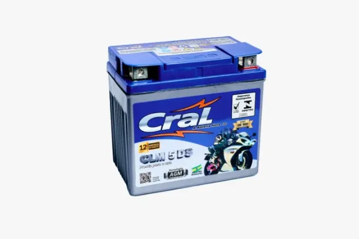 Bateria Cral CLM5D 5Ah Moto