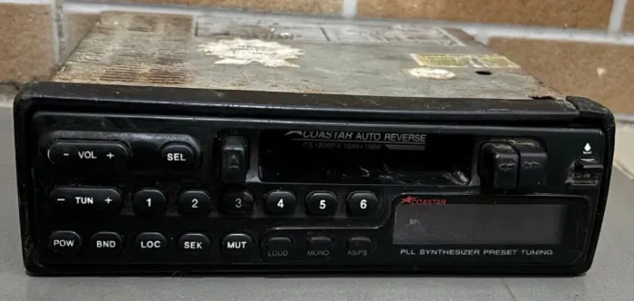 Radio Toca Fitas Coastar Cs-19gspx Frente Destacável
