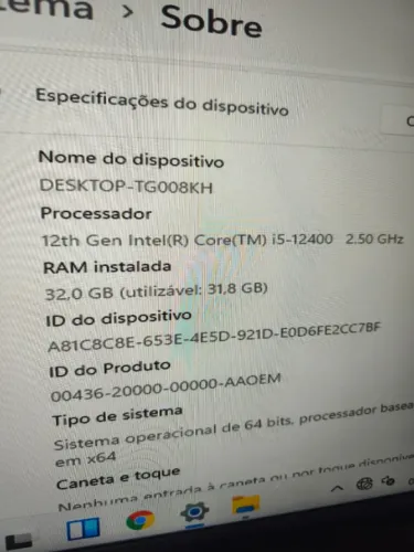 COMPUTADOR GAMER CORE I5 12400 + 32GB DE RAM