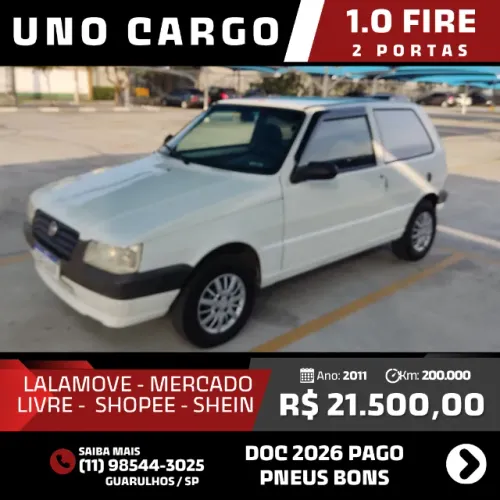 Fiat Uno Mille 1.0 Fire/ F.flex/ Economy 2P 2011