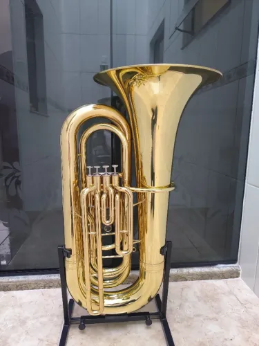 Tuba 4/4 Weril J981 Sib Laqueada - Seminova (Zera) - Aceito trocas - Parcelo 18x
