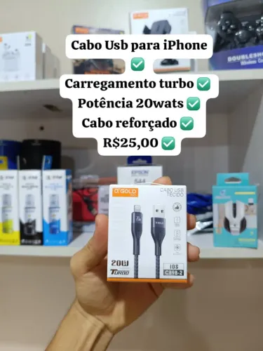 Cabo Turbo USB Para iPhone ( Trabalhamos Com Entregas )