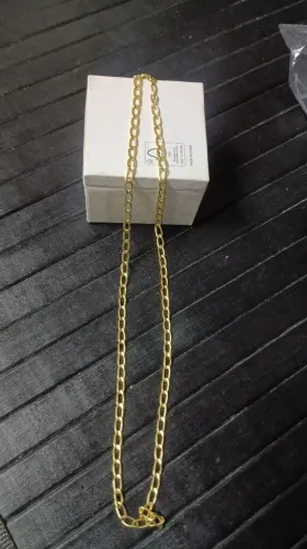 Colar dourado banhado a ouro 18 k