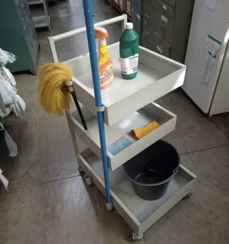Carrinho utilitário para faxina