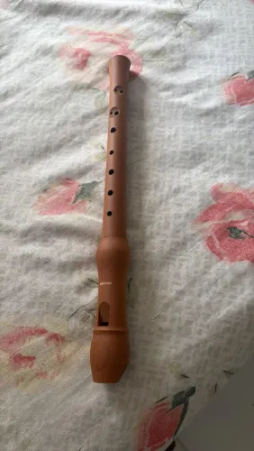 Flauta Hohner doce profissional de madeira