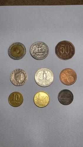 Moedas antigas - Lote