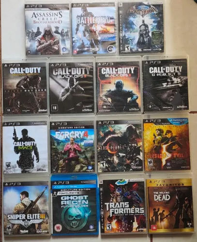 Vários jogos de Playstation 3 PS3 em Uberlândia e Uberaba.