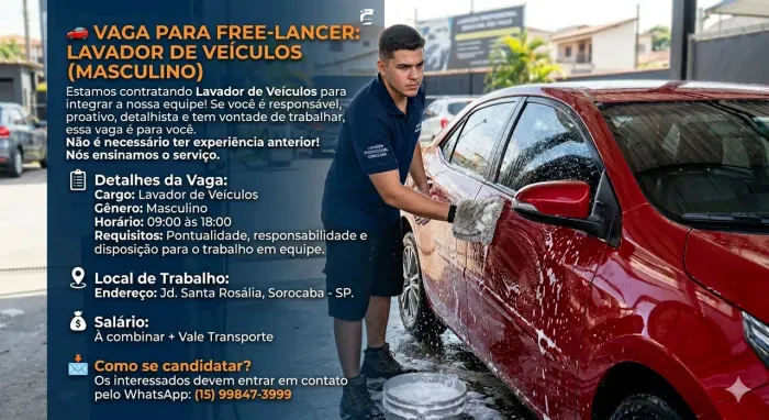 Free-lancer lava rápido
