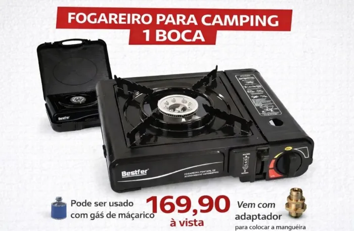Fogareiro de camping