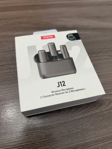 2 Microfones Sem Fio Ulanzi J12 Iphone Lightning