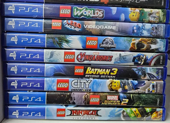 Lote 8 Jogos Lego Ps4