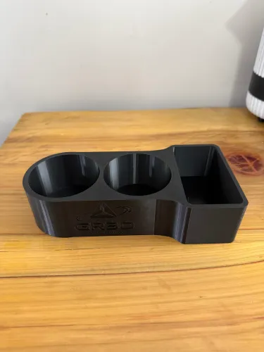 Porta Copos Duplo para Carro/Caminhonete Universal com Porta Treco
