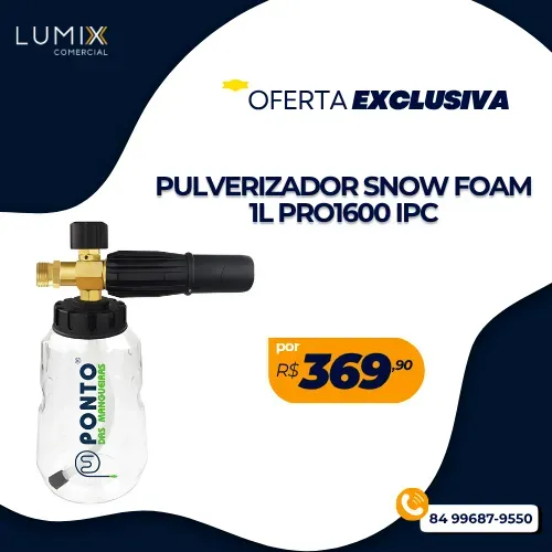 PULVERIZADOR SNOW FOAM 1L PRO1600 IPC