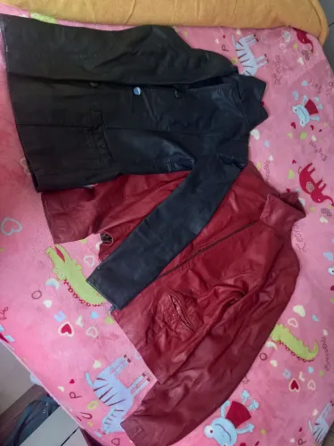Jaqueta de couro feminina