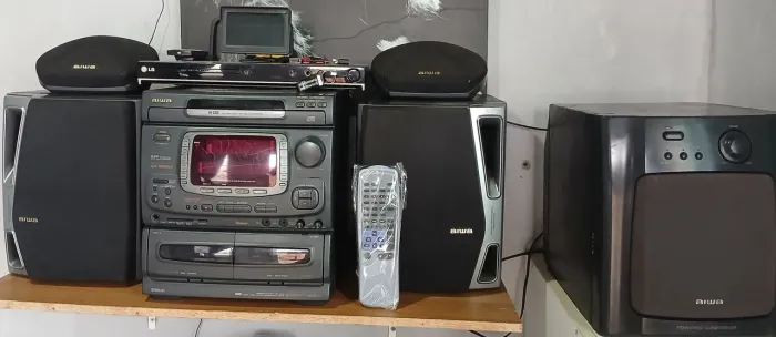 AIWA NSX999 MK2 COMPLETO COM SOURONDS E SUBWOOFER ATIVO TSW5