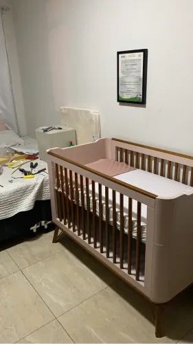 Berço Albi Matic 3 em 1 Rosé