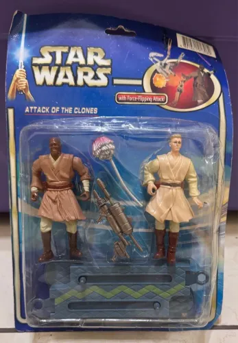 Miniaturas colecionáveis da franquia Star Wars, Mace Windu e Obi-Wan Kenobi