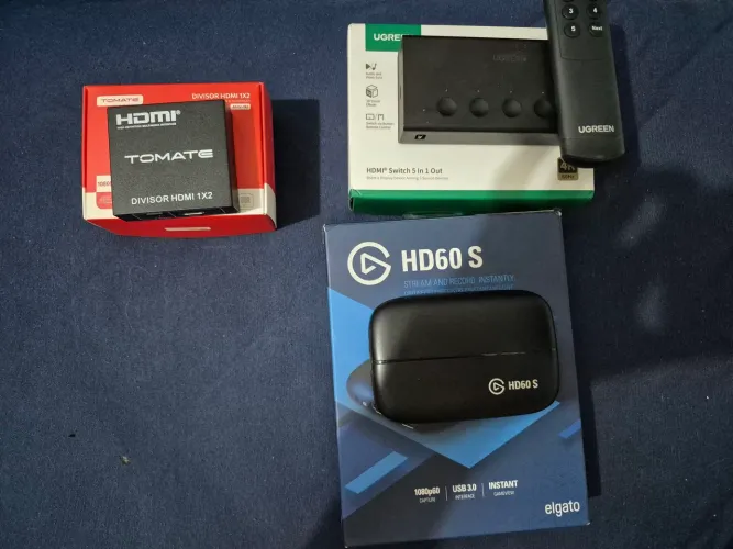 Vendo kit para Captura, Hd60s, Switch Hdmi e um Splitter