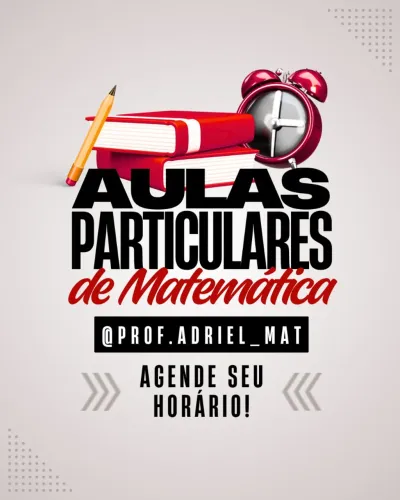 Aula particular de matemática para ensino fundamental R$120,00/MÊS 