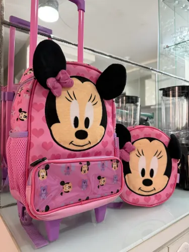 Kit mochila baby carrinho escolar da bagaggio