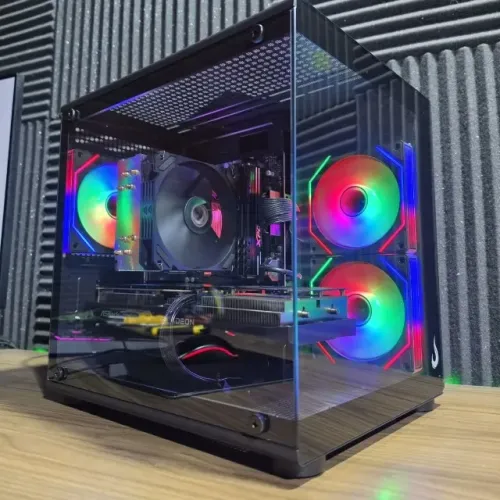 PC Gamer Ryzen 5 5600 RX 7600 8GB 16GB RAM SSD NVMe 512GB B550M