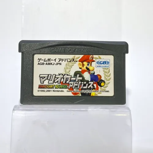 Mario kart game boy advance nintendo japonês 