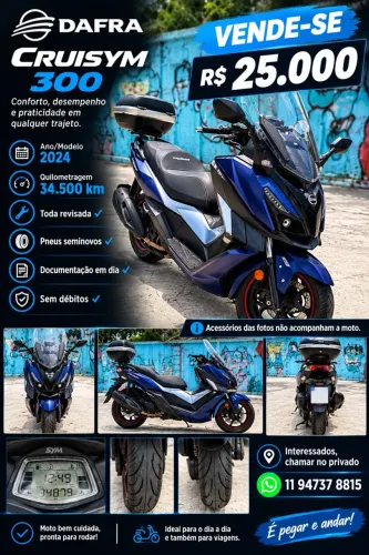 Dafra Cruisym 300 2024