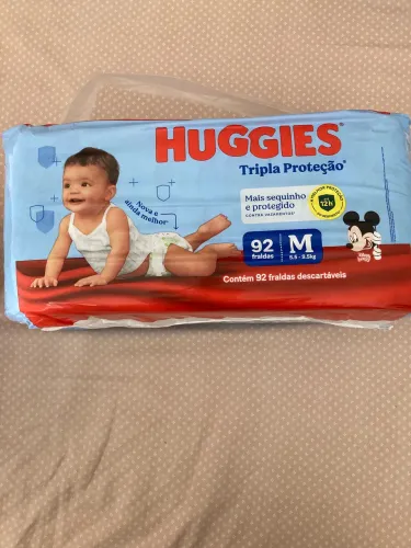 Fralda Huggies - Tamanho M
