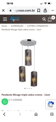 Luminária 100,00