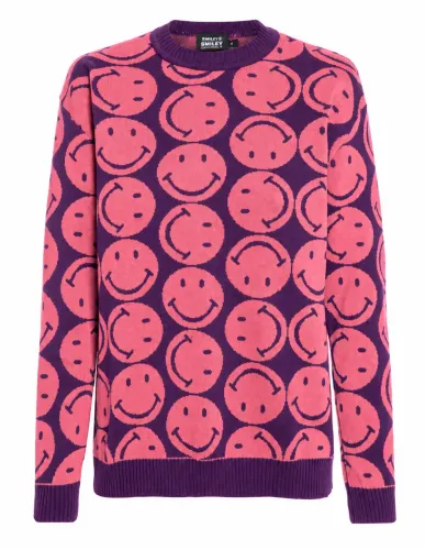 Suéter Tricot Smiley Face - Baw Clothing