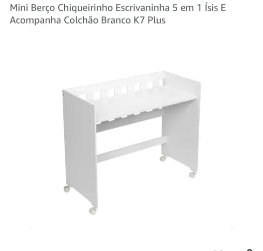 2x1 Berço e escrivaninha