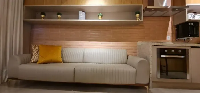 Flat mobiliado à venda no Edifício Sidney SmartStyle, Jardim Goiás
