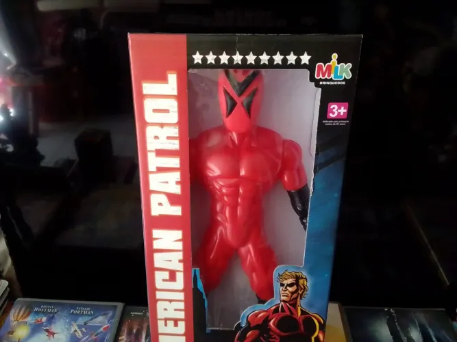 Boneco American Patrol Super Heróis Estilo Robocop Novo Lacrado